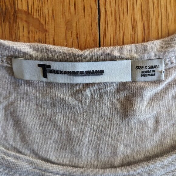 T Alexander Wang Basic Long Sleeve T-Shirt - Picture 5 of 7